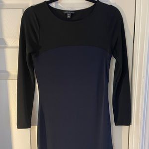 Banana Republic DRESS Size 0 - Black & Navy STRETCH